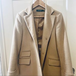 Ralph Lauren Walker Coat Camel Sz 6 